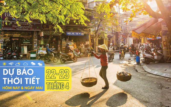 Dự báo thời tiết hôm nay và ngày mai 23/4: Hà Nội nắng nóng, TPHCM có mưa dông Ảnh 2