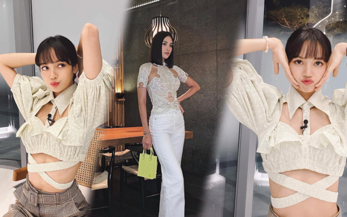 Hoa hậu Tiểu Vy diện áo cut out bắt trend với Lisa Black Pink Ảnh 2