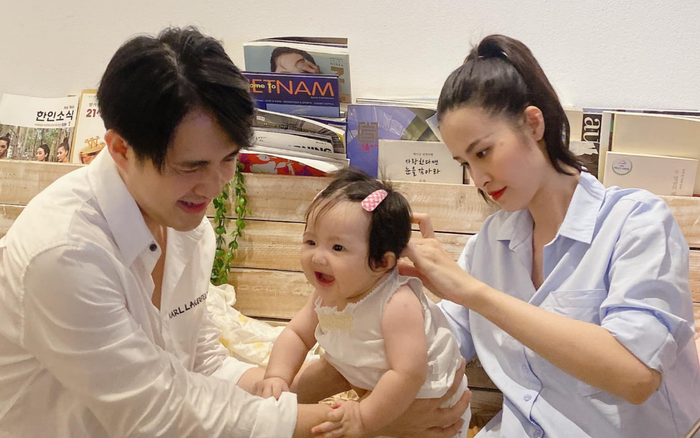 Đăng ảnh bé Winnie giống bố 'như tạc', Đông Nhi - Ông Cao Thắng đưa ra thử thách 'khó nhằn' cho dân mạng Ảnh 2