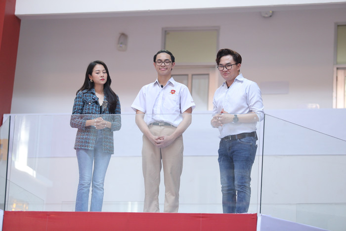 Nam sinh Thiên Minh - con trai của nữ nghệ sĩ Cát Phượng xuất hiện trên bục dũng khí của Thiếu Niên Nói 2021