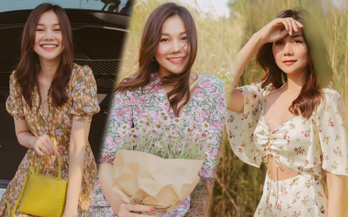 Cuốn hút mỗi ngày với váy áo hoa ngọt lịm như chị đẹp Thanh Hằng Ảnh 2
