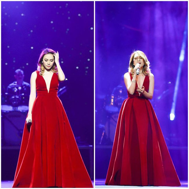 Kiểu váy này không chỉ mang lại độ sang trọng mà còn hack dáng, tăng chiều cao đáng kể. 