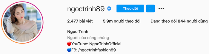 Ngọc Trinh xuất sắc lọt top 2 nhân vật 'thống trị' mạng xã hội Instagram Việt Ảnh 5