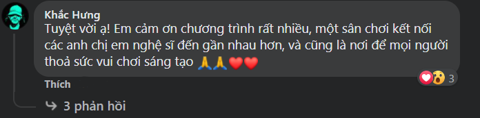 Chia sẻ của Khắc Hưng.