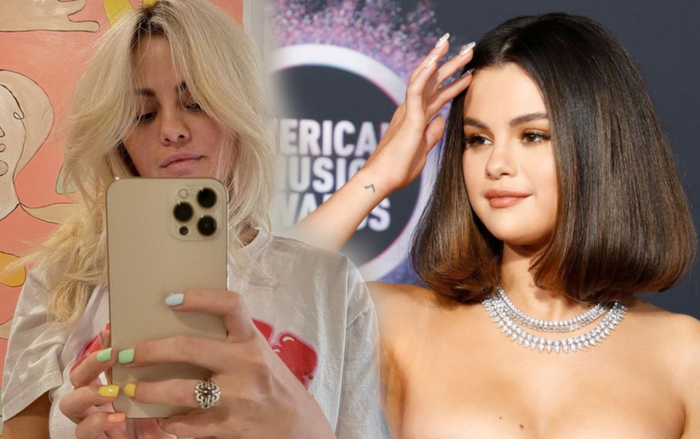 Tạm biệt tóc đen, Selena Gomez 'gây bão' mạng với tóc bạch kim nổi loạn Ảnh 2