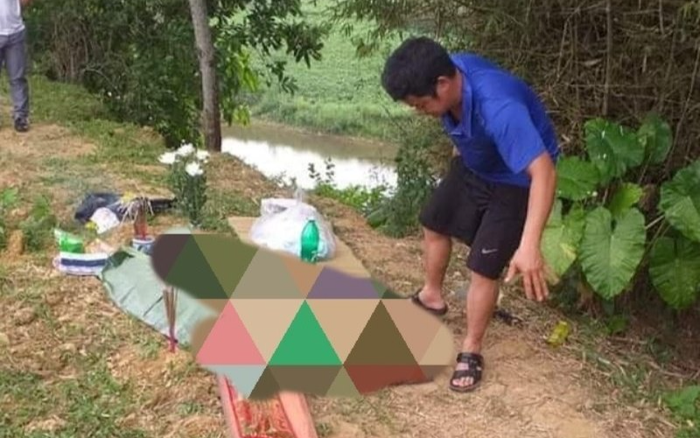 Hoảng hốt phát hiện thi thể bé sơ sinh trôi dạt bên sông Ngàn Sâu Ảnh 2