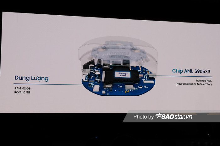 Sử dụng con chip được tích hợp AI đồng nghĩa với việc FPT Play Box S có thể học từ thói quen người dùng để tối ưu nhiều khía cạnh, ví dụ như lượng điện năng tiêu thụ.