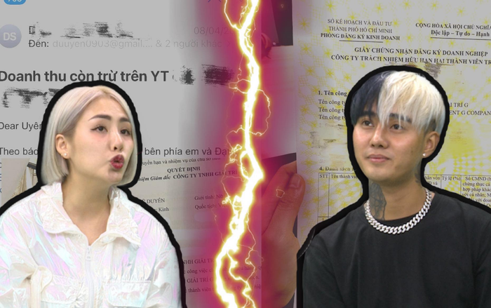 Du Uyên công khai giấy tờ công ty, tiết lộ kênh Youtube chung với Đạt G nợ hàng nghìn USD Ảnh 2