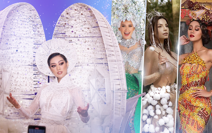 Kén Em trình làng rất tinh xảo, cầu kì nhưng Khánh Vân phải dè chừng loạt National Costume của đối thủ Ảnh 2