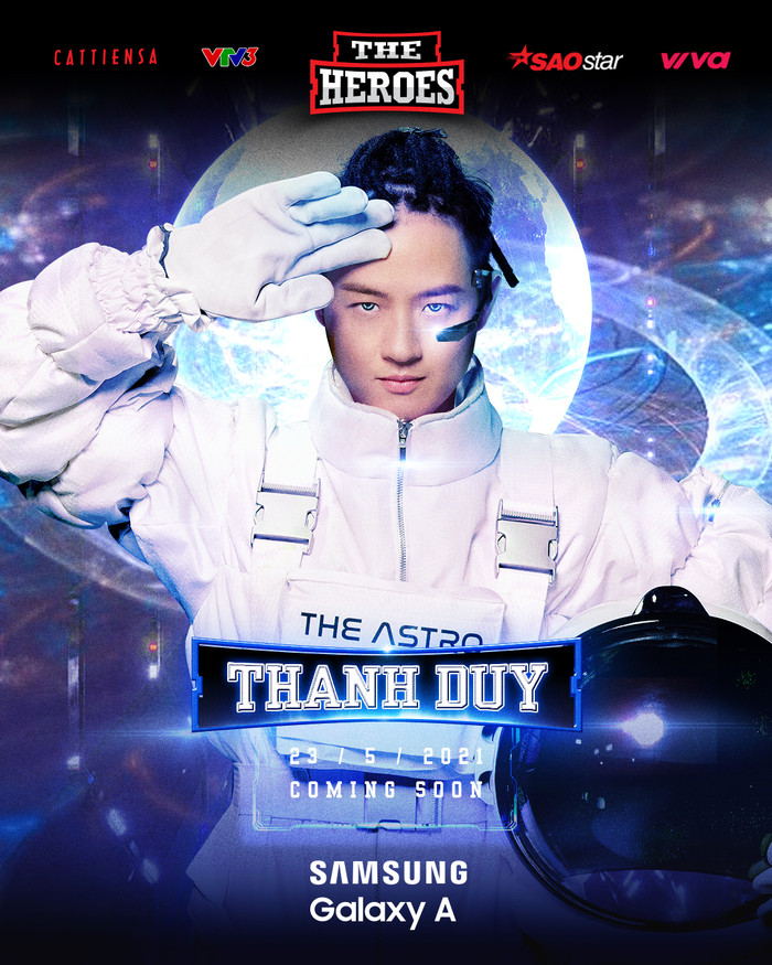 Thanh Duy - NVM mang hình tượng 'Phi hành gia - Người ngoài hành tinh' đến vũ trụ The Heroes Ảnh 2