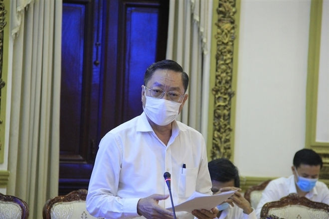 Ông Nguyễn Tấn Bỉnh, Giám đốc Sở Y tế TP.HCM. Ảnh: VOV