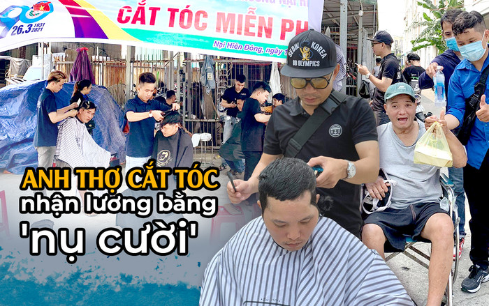 Anh thợ cắt tóc 'nhận lương' bằng nụ cười: 'Ai cũng có thể tô điểm cho cuộc đời bằng những điều thật đẹp' Ảnh 2
