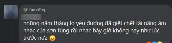 Dân mạng nhận xét bài mới của Sơn Tùng: 'Yêu đương đã giết chết tài năng âm nhạc' Ảnh 10