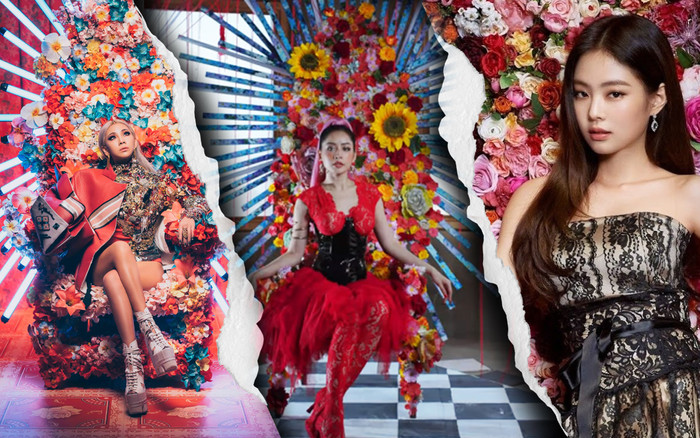 Trước đó, một tạo hình của Chi Pu đã bị cho là đạo nhái concept chụp ảnh của hai nữ idol Hàn Quốc là CL và Jennie.