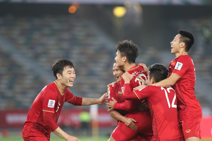 Tuyển Việt Nam đang dẫn đầu bảng G vòng loại World Cup 2022.