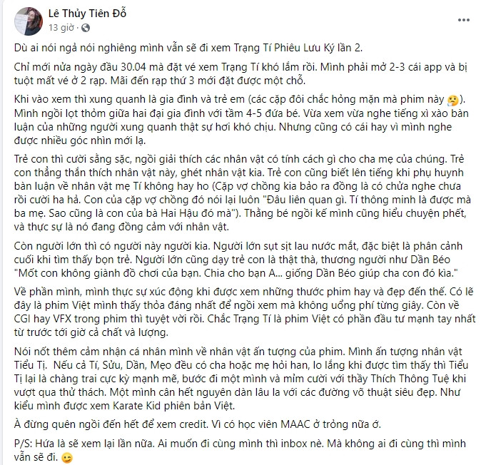 Review của khán giả khi xem 'Trạng Tí': Khen nhiều hơn chê, đầu tư dụng công nhưng còn mắc lỗi Ảnh 15