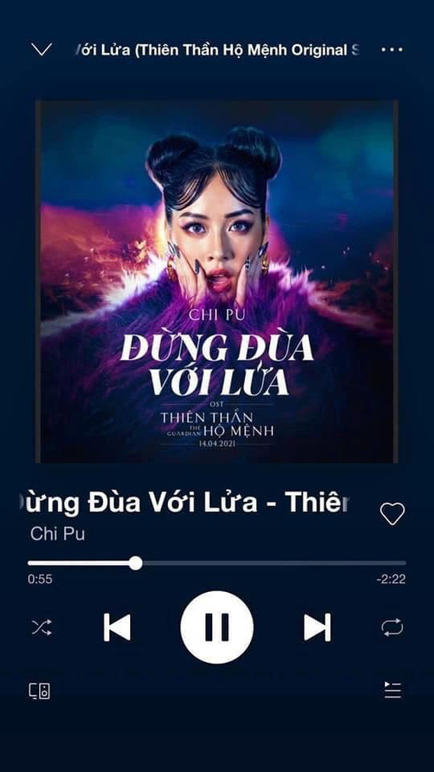Trước đây, cộng đồng mạng từng lan truyền ca khúc mà Chi Pu hát cho phim này mang tên Đừng đùa với lửa đã được phát hành trên nền tảng quốc tế.