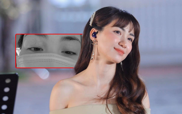 Xuất hiện với đôi mắt sưng húp: Chuyện gì xảy ra với Hòa Minzy thế này? Ảnh 2