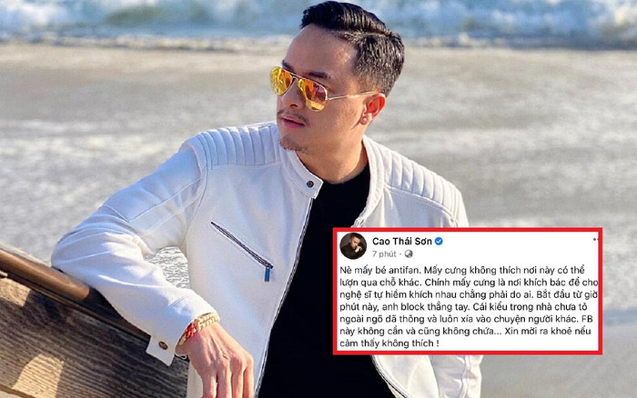 Sau ồn ào với Nathan Lee, Cao Thái Sơn đăng đàn chỉ đích danh người gây hiềm khích giữa các nghệ sĩ Ảnh 2