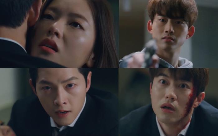 'Vincenzo' tập 19: Jeon Yeo Bin đỡ đạn cho Song Jong Ki trước mũi súng của Ok Taecyeon Ảnh 2