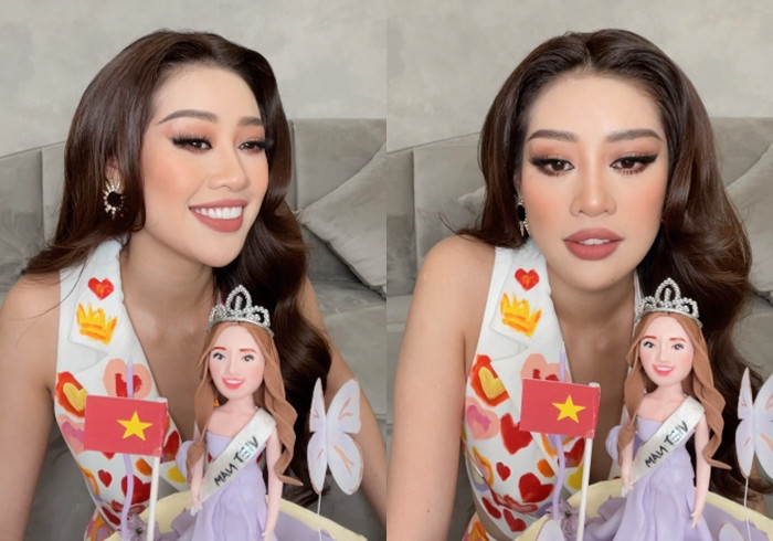 Khánh Vân đeo lại đôi bông tai 'phong thủy' lên đường sang Mỹ: Quyết tâm đăng quang Miss Universe 2020? Ảnh 4