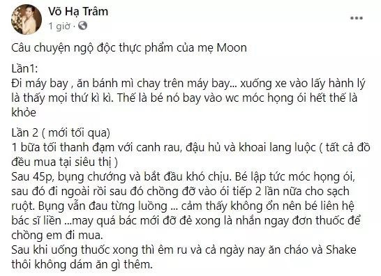 Võ Hạ Trâm ngộ độc thực phẩm trên máy bay khi đang mang thai tháng thứ 7 Ảnh 4