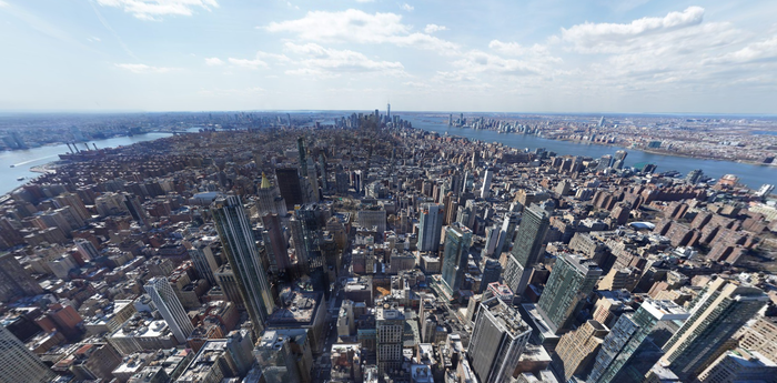 Hình ảnh thành phố New York với độ phân giải lên tới 120.000 MP. Ảnh chụp màn hình