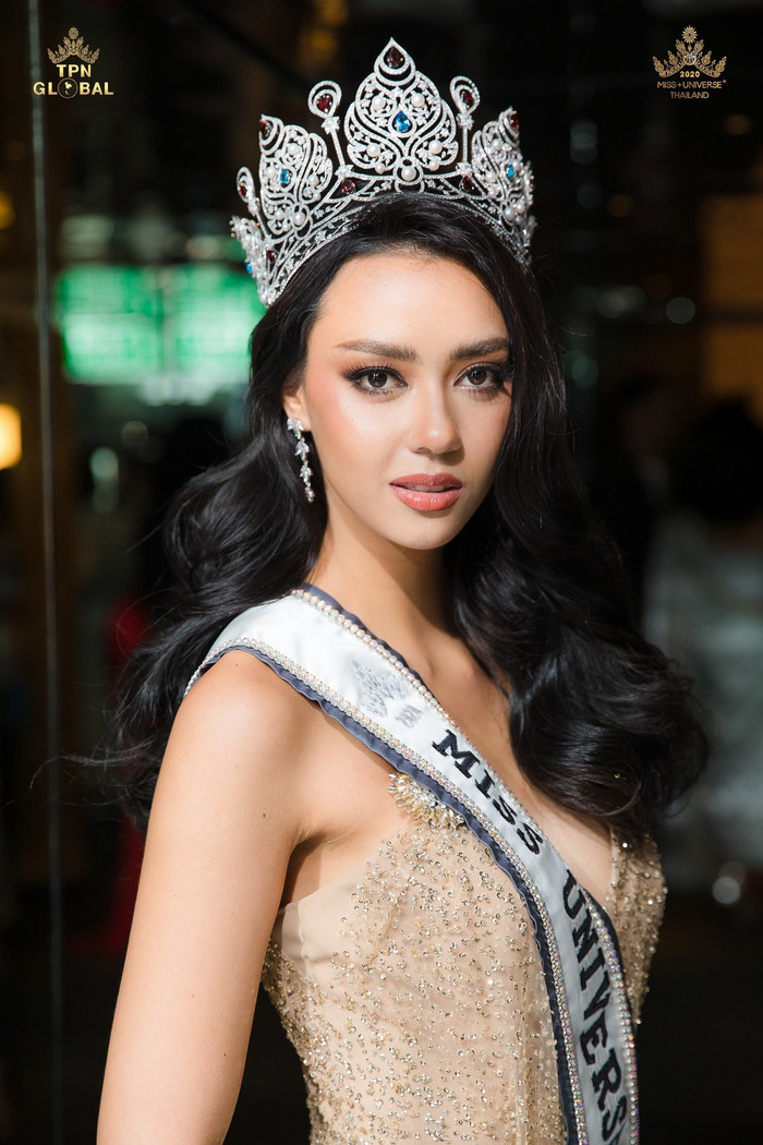 Đại diện Thái Lan cũng vắng mặt Top 5 Miss Universe 2020 ở bảng xếp hạng này.