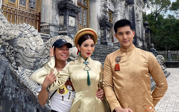 Lệ Quyên - Lâm Bảo Châu cùng diện áo dài: Chụp ảnh cưới hay dự án mới? Ảnh 2