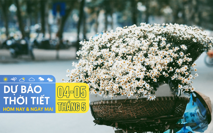 Dự báo thời tiết hôm nay và ngày mai 5/5: Hà Nội và TPHCM ngày nắng, chiều tối có mưa dông Ảnh 2