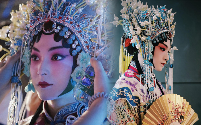 Mỹ nam 'Sáng tạo doanh 2021' gây sốt với tạo hình kinh kịch đẹp không góc chết Ảnh 2