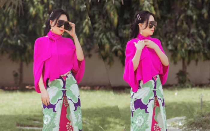 Phượng Chanel diện set đồ chói mắt cùng chiếc kính mát 'khổng lồ' đi dạo phố Ảnh 2