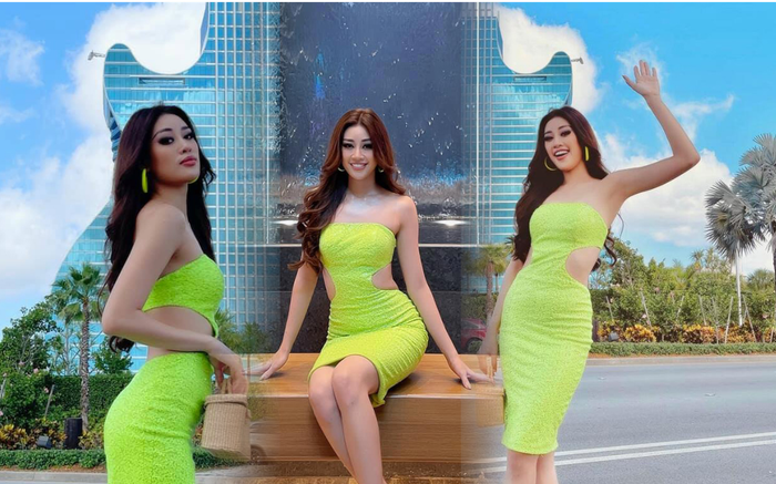 Khánh Vân khiến fan xót xa khi stylist tiết lộ bị giảm cân do hành trình sang Mỹ vất vả Ảnh 2