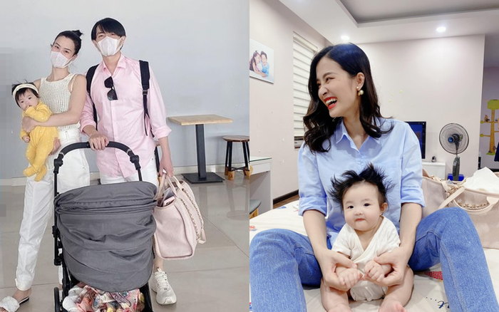 Đông Nhi và Ông Cao Thắng đúng chuẩn 'bố mẹ bỉm sữa': Túi hiệu cũng dùng đựng đồ cho Winnie Ảnh 2