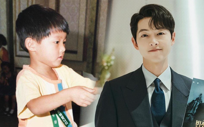 Song Joong Ki khoe ảnh thơ ấu siêu dễ thương: Đúng là đẹp từ trong trứng nước! Ảnh 2