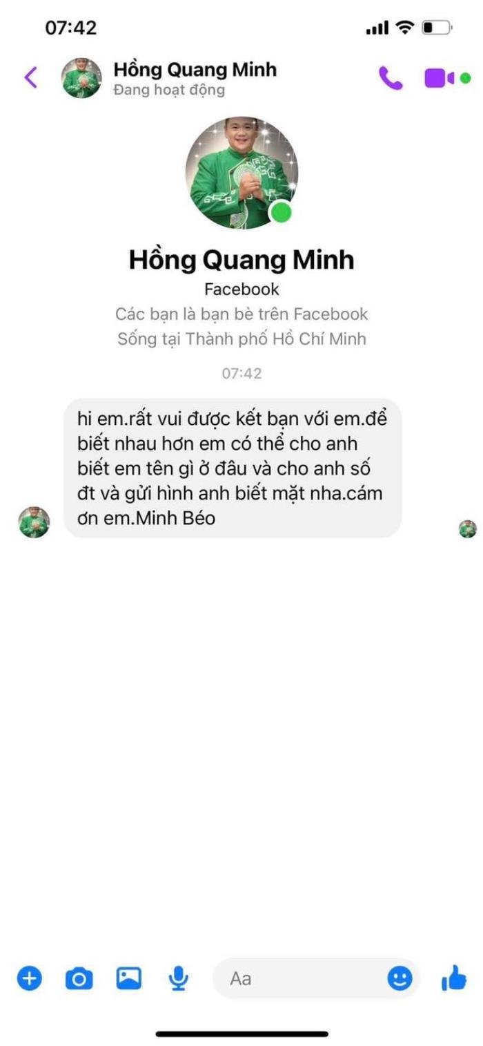 Minh Béo bị tố 'gạ tình' trai trẻ, dân mạng thất vọng với loạt tin nhắn có nội dung phản cảm Ảnh 2