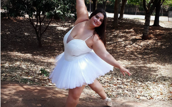 Gạt bỏ định kiến về thân hình, cô gái Brazil trở thành diễn viên múa ba lê ngoại cỡ Ảnh 2