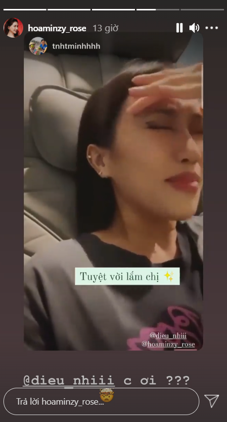 Nữ ca sĩ gắn thẻ tài khoản của Diệu Nhi và đặt câu hỏi đầy hoang mang: 'Chị ơi???' và kèm theo đó là biểu tượng cảm xúc 'nổ não'.
