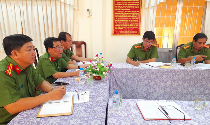 Công an tỉnh Trà Vinh lập chuyên án điều tra vụ trộm cắp tài sản lớn nhất từ trước đến nay. Ảnh: Công an Trà Vinh