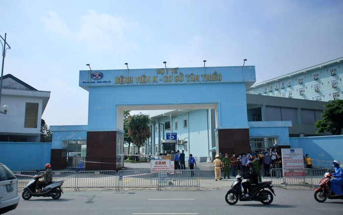 Phát hiện 10 ca dương tính Covid-19, phong tỏa bệnh viện K Tân Triều Ảnh 2