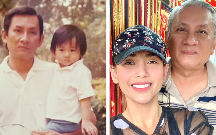 Võ Hoàng Yến xúc động viết tâm thư gửi ba, nhan sắc phụ huynh khiến dân mạng trầm trồ Ảnh 2