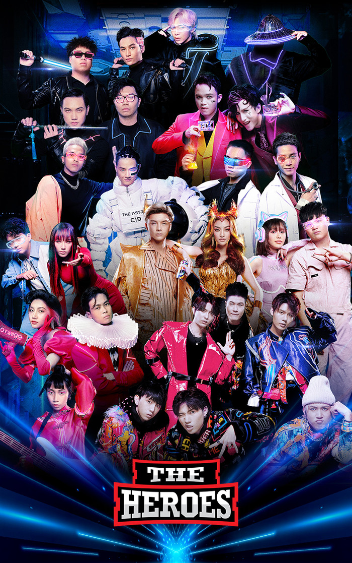 12 chiến binh của The Heroes 2021 chính thức lộ diện