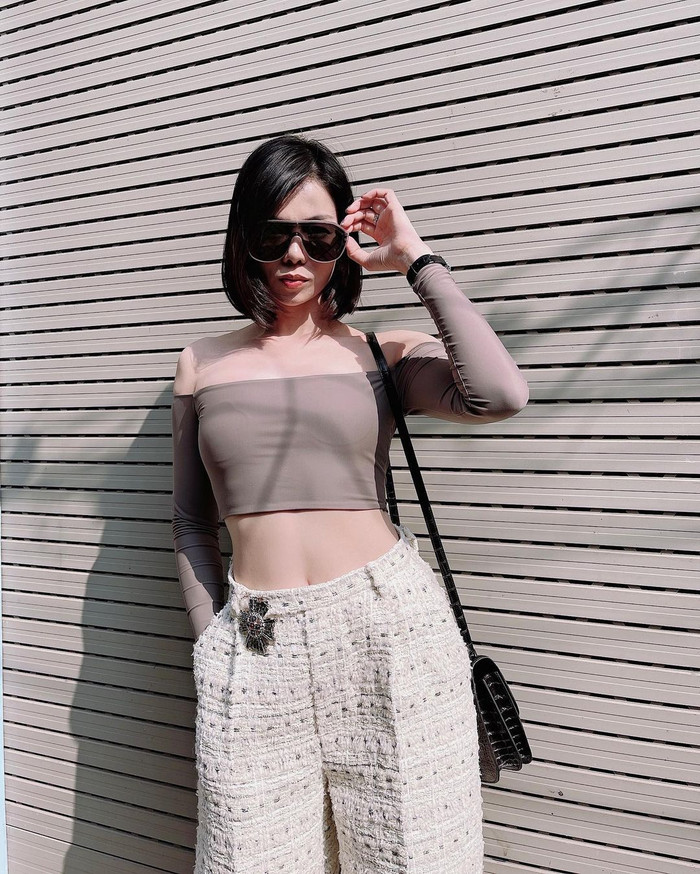 Không make-up khi đi tập, Lệ Quyên được nhận xét 'tướng phu thê' với Lâm Bảo Châu Ảnh 1