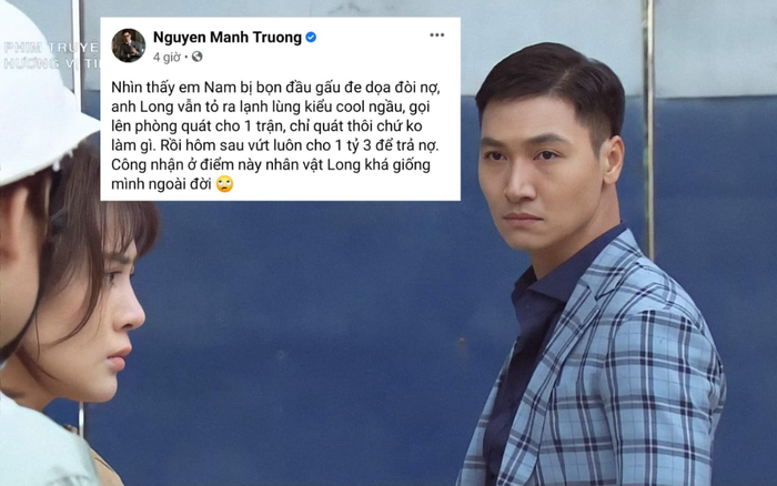 Mạnh Trường thú nhận mình giống với nhân vật Hoàng Long trong 'Hương vị tình thân' ở điểm này Ảnh 2