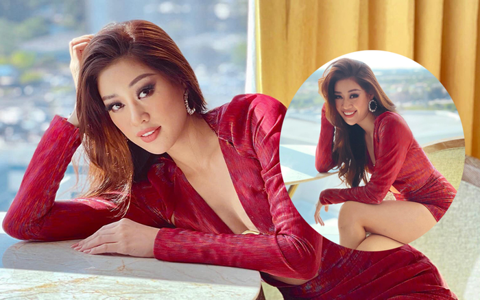 Khánh Vân đốt cháy cái nắng Florida với set đồ khoét cổ sâu: Xứng danh Miss Fashion tại Hoa hậu Hoàn vũ Ảnh 2