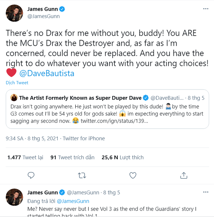 Hành trình của Drax sẽ kết thúc sau 'Guardians of the Galaxy 3' Ảnh 5