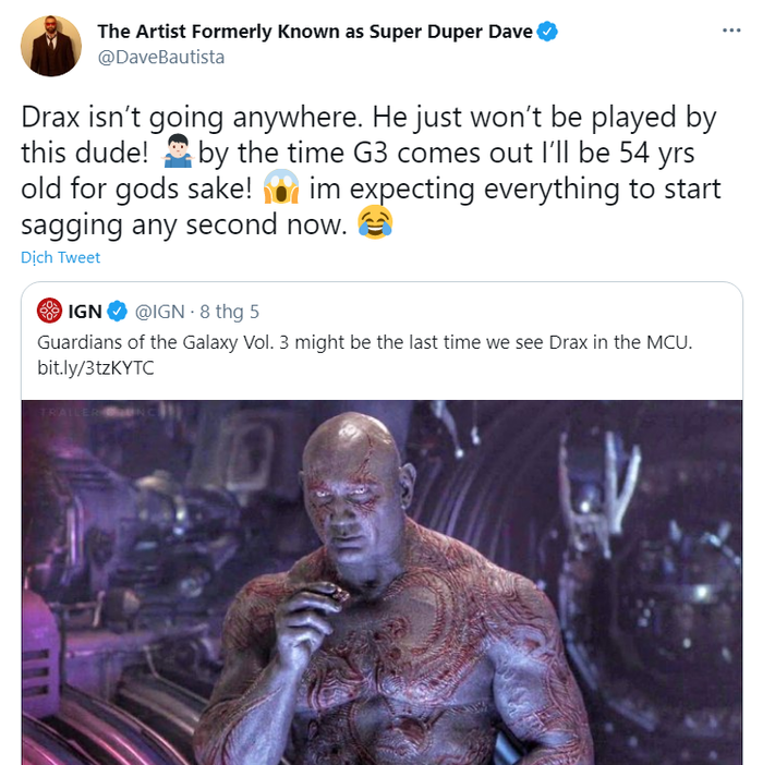 Hành trình của Drax sẽ kết thúc sau 'Guardians of the Galaxy 3' Ảnh 4