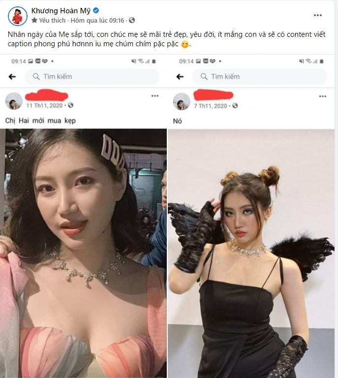 Orange gửi lời chúc đến mẹ.