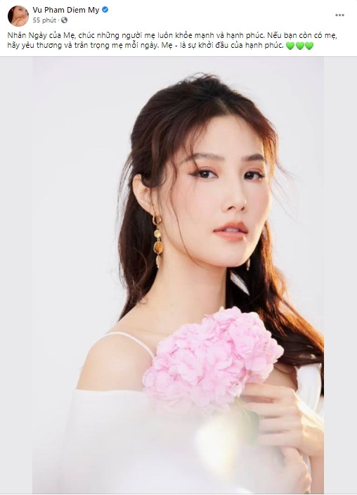 Diễm My gây xúc động khi gửi lời nhắn đến người mẹ quá cố của mình. Cô cũng chia sẻ chân thành với mọi người: 'Nếu bạn còn mẹ, hãy yêu thương và trân trọng mẹ mỗi ngày'.