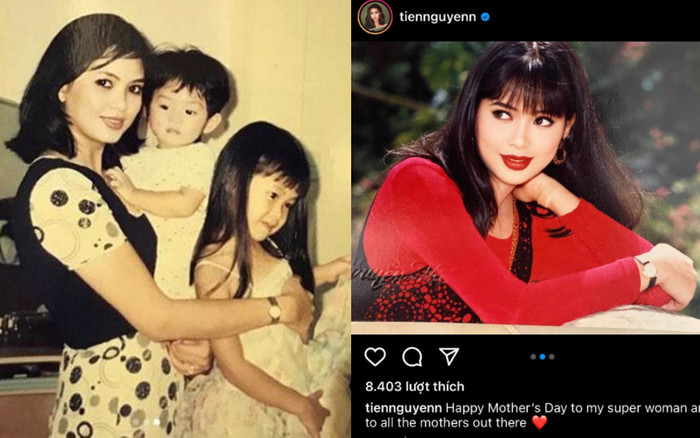 Ái nữ nhà Johnathan Hạnh Nguyễn khoe ảnh mẹ lúc trẻ, netizen xuýt xoa 'xinh như hoa hậu chứ chẳng vừa' Ảnh 2